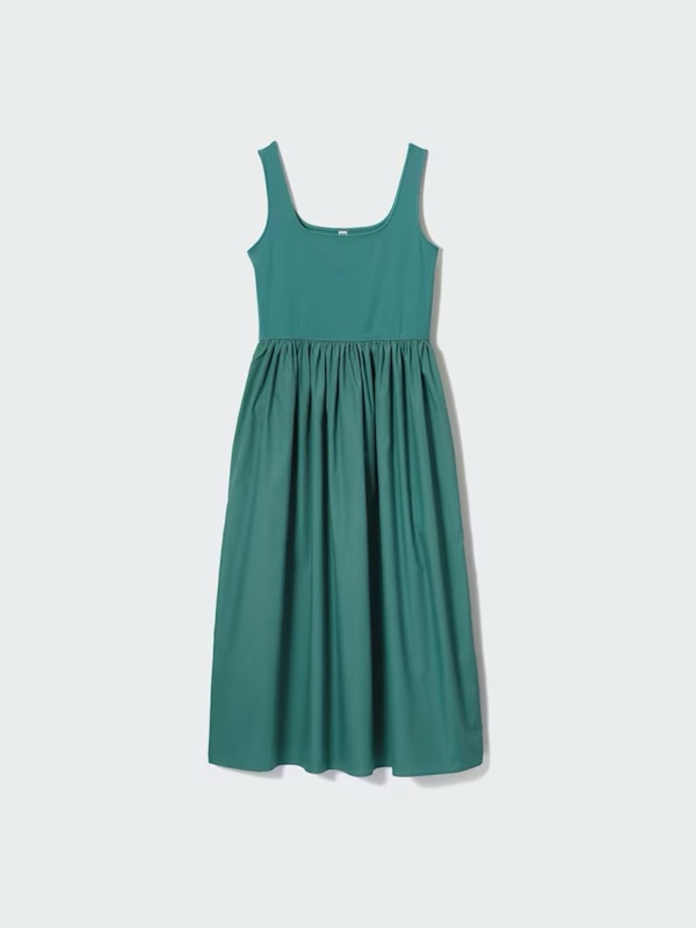 Uniqlo Combination Sleeveless Flare Dress
